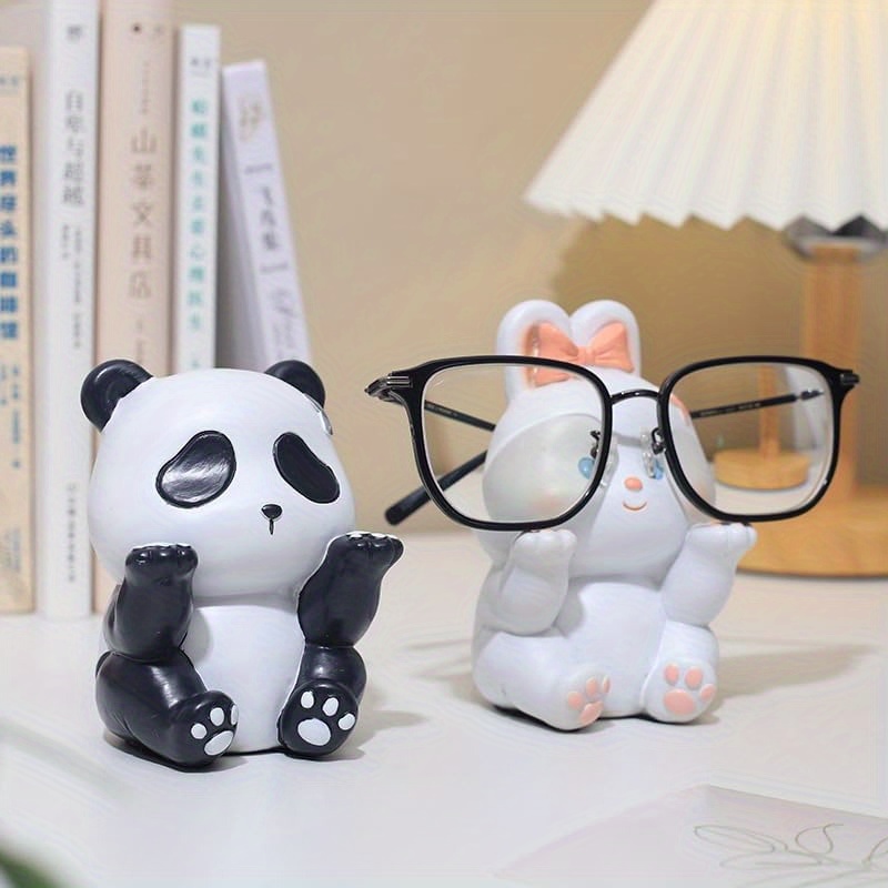 1Pc Cute Panda Glasses Display - Desk Setup Cute avaliação e preço