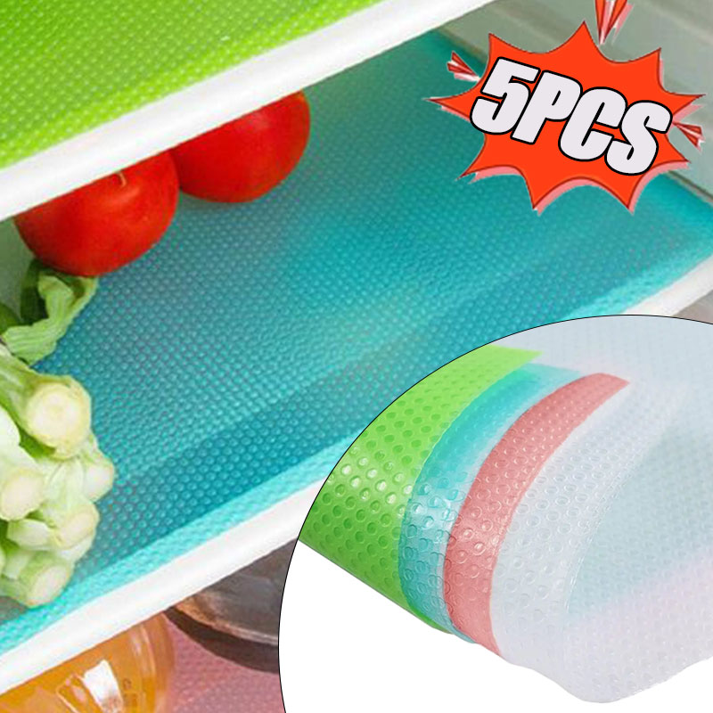 5/3/1PCS Refrigerator Mats Ref - Desk Setup Shelves avaliação e preço