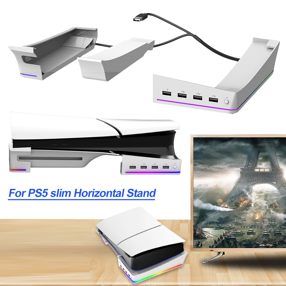 Horizontal Game Console Base S - Desk Setup Hub avaliação e preço