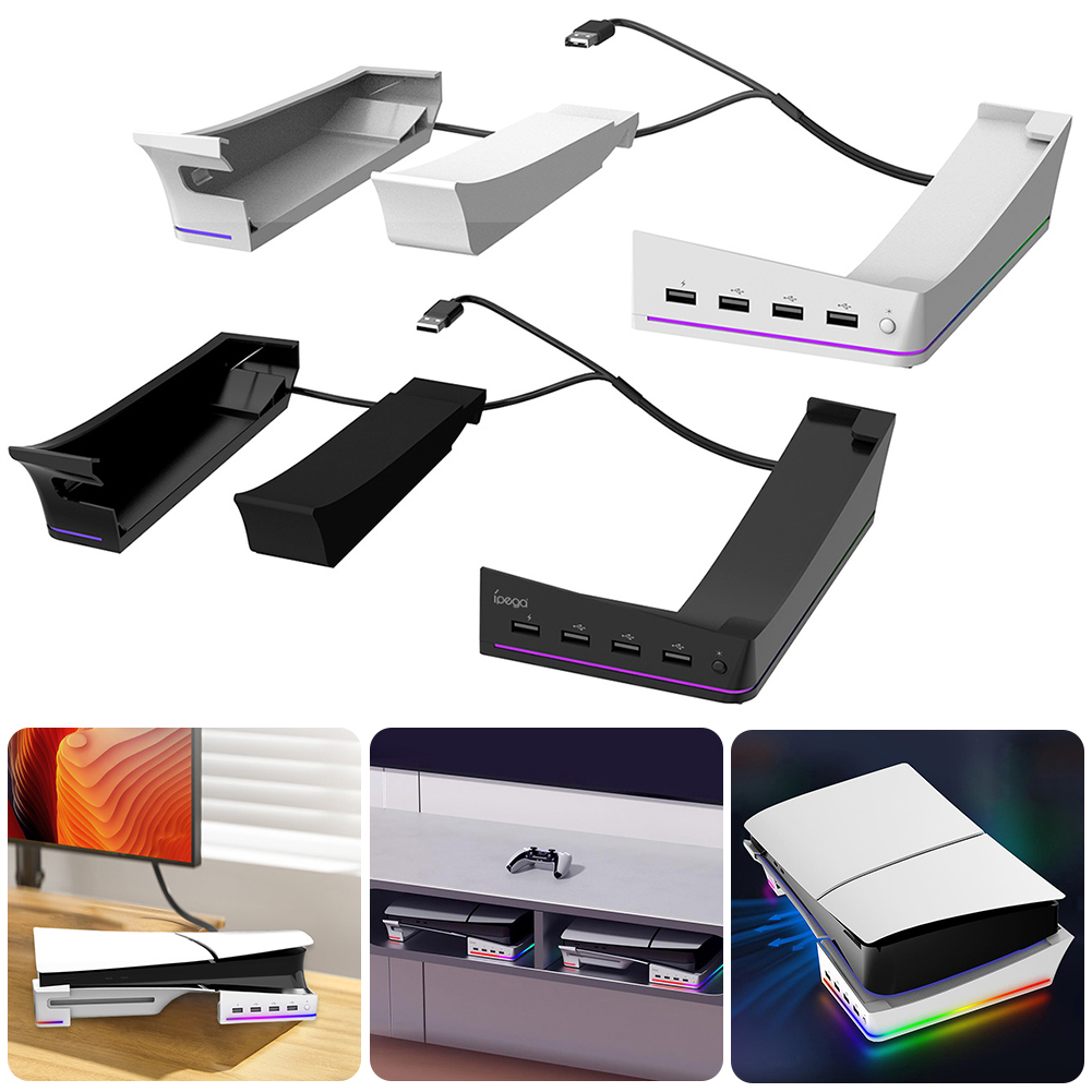 Horizontal Game Console Base S - Desk Setup Hub avaliação e preço