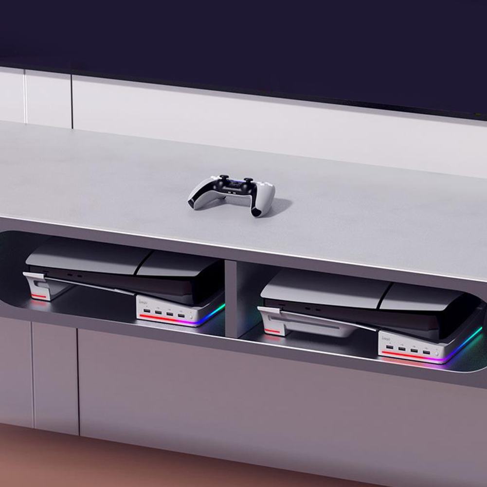 Horizontal Game Console Base S - Desk Setup Hub avaliação e preço
