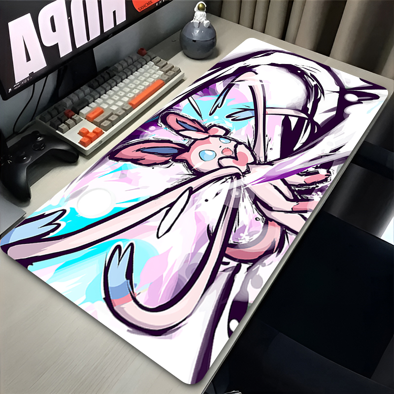 Large Pink Cute Mousepad XXL G - Desk Setup Cute avaliação e preço