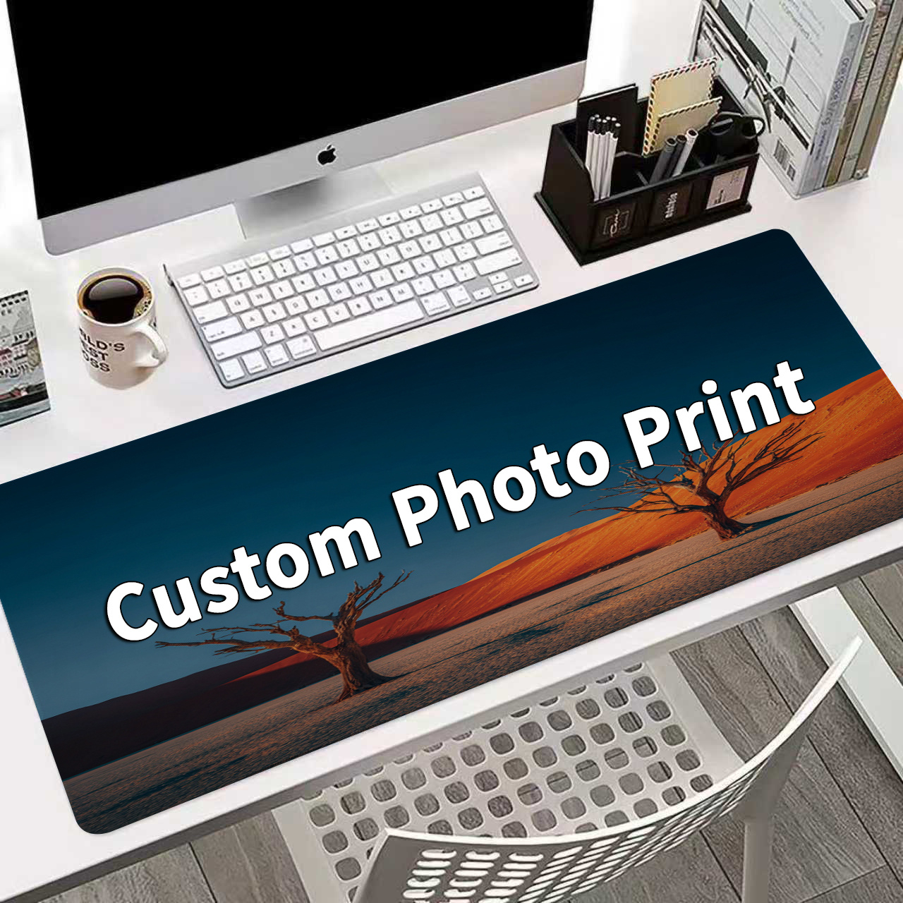 Custom Image Print Rubber Gami - Rubber Mat Desk avaliação e preço