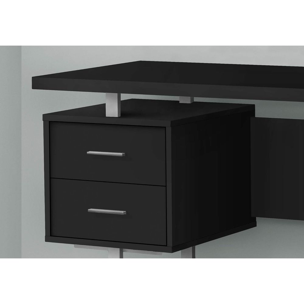 Contemporary 60 Metal and Lami - Desk Setup With Laptop avaliação e preço
