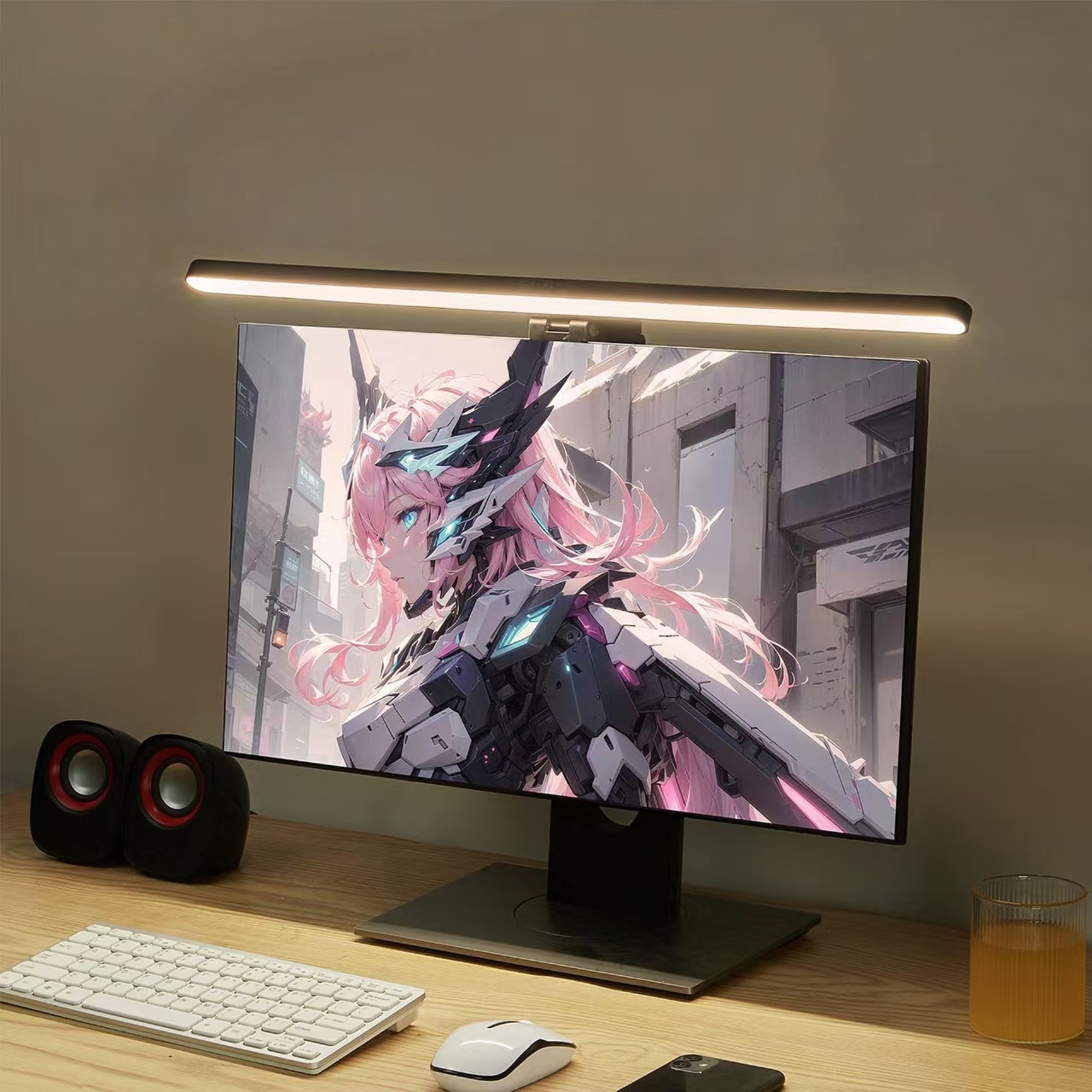 Stepless Dimming Eye-Friendly  - Desk Setup No Monitor avaliação e preço